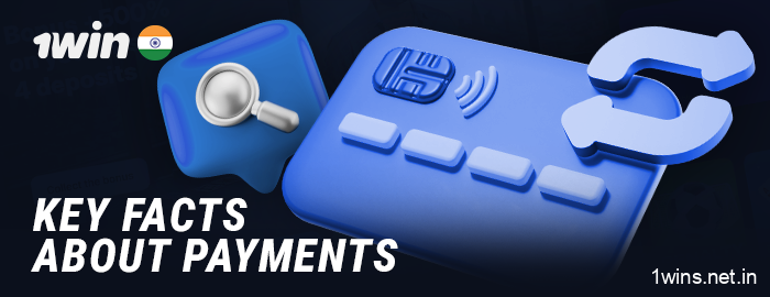 Key payment features for Indians at 1Win online casino